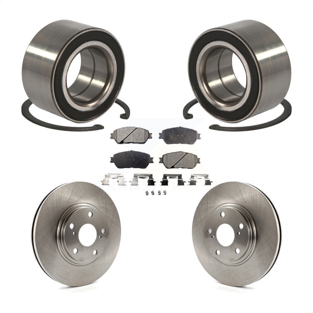 Kit de rotors et plaquettes de frein à disque de roulement de roue avant pour Lexus ES330 2004-2006