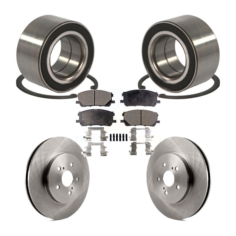 Kit de plaquettes de Rotor de frein, roulement de roue avant, pour Lexus RX350 RX330 Toyota Highlande