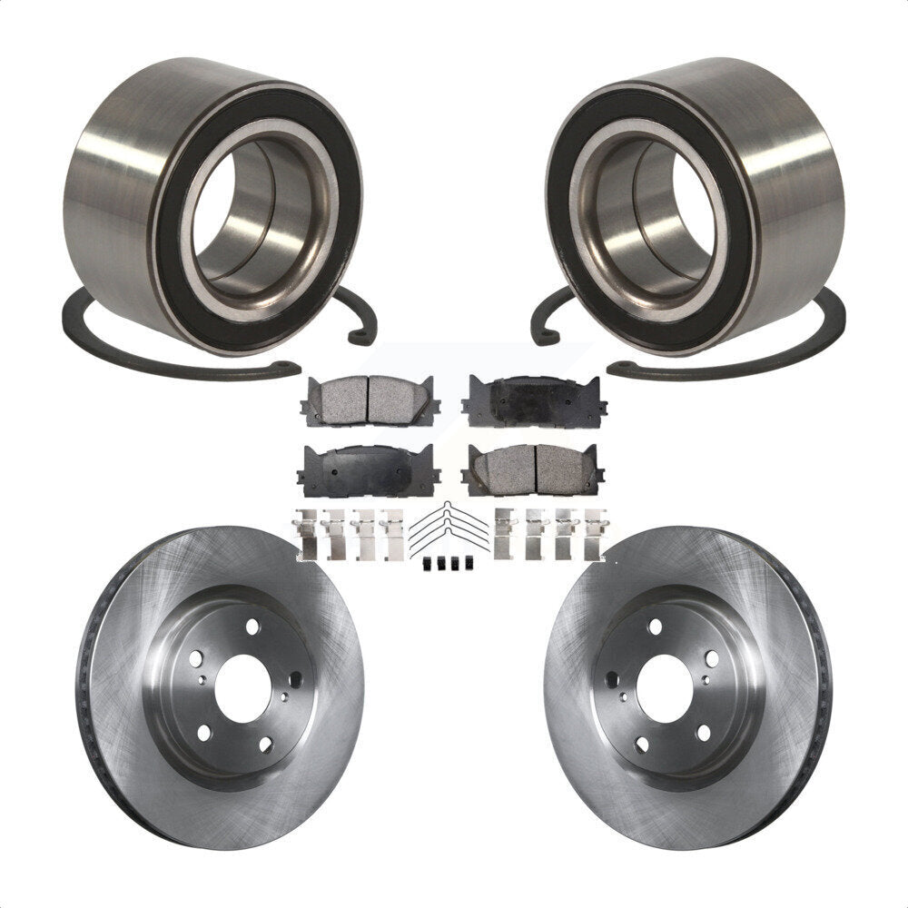 Kit de plaquettes de Rotor de frein à disque, roulement de roue avant, pour Toyota Camry Lexus ES350 Avalo