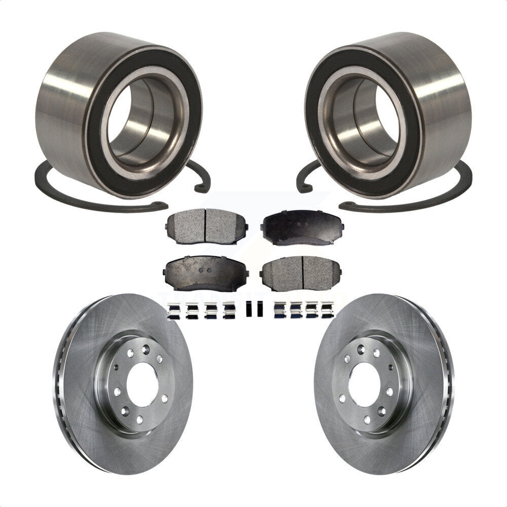 Kit de Rotor et de plaquettes de frein, roulement de roue avant, pour Mazda CX-7 Ford Edge Lincoln MK