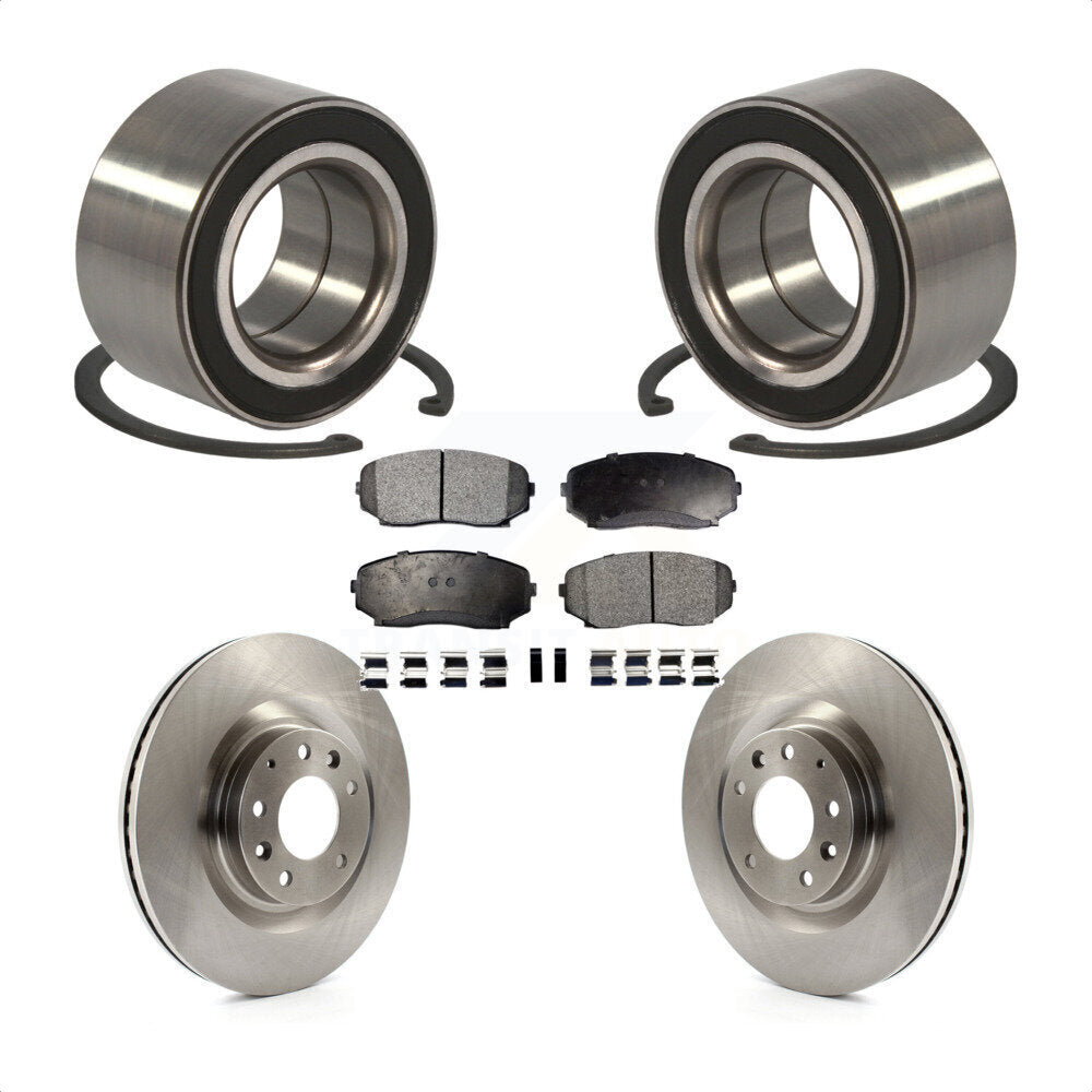 Kit de rotors et plaquettes de frein à disque de roulement de roue avant pour Mazda CX-9 2007 – 2015