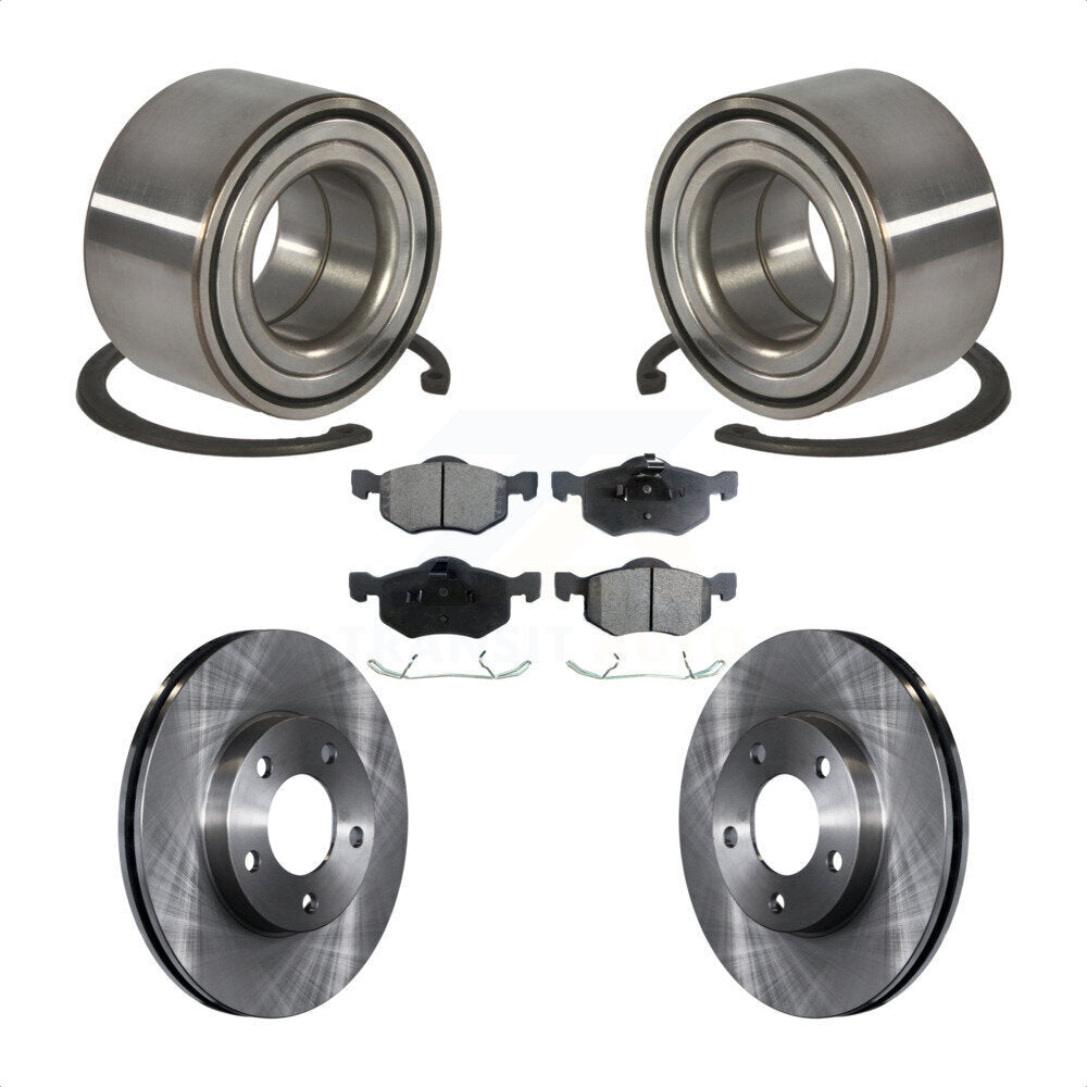 Kit de Rotor et plaquettes de frein de roulement de roue avant, pour Ford Escape Mazda hommage Mercur