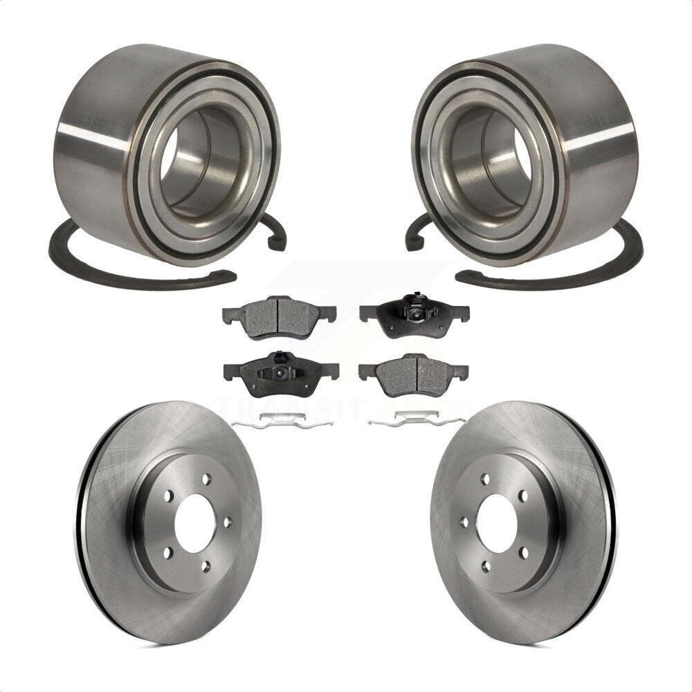 Kit de Rotor et plaquettes de frein de roulement de roue avant, pour Ford Escape Mazda hommage Mercur