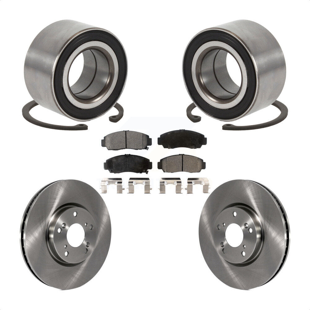 Kit de plaquettes de Rotor de frein à disque, roulement de roue avant, pour transmission automatique Acura TL