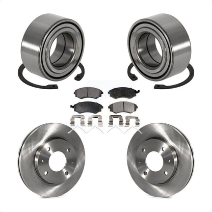 Kit de Rotor et de plaquettes de frein, roulement de roue avant, pour Hyundai Sonata Kia Optima Magenti