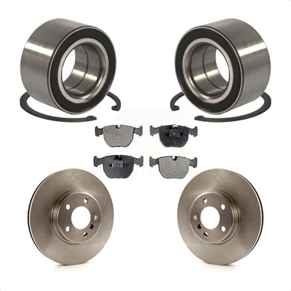 Kit de rotors de frein à disque et de plaquettes semi-métalliques, roulement de roue avant, pour BMW X5