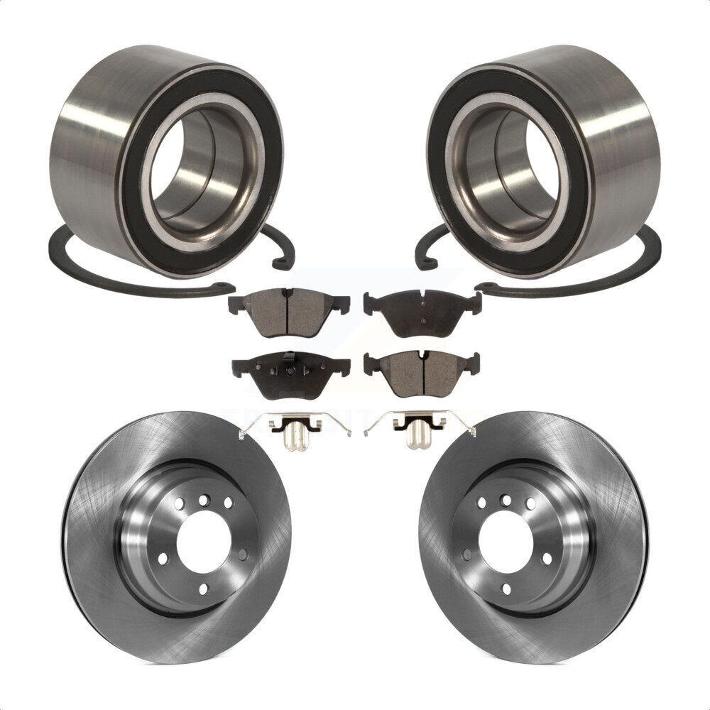Kit de rotors et plaquettes de frein à disque de roulement de roue avant pour BMW 330xi 2006 KBB-10233