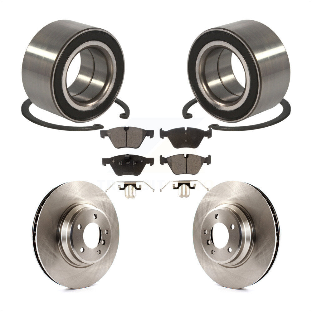 Kit de rotors et plaquettes de frein à disque de roulement de roue avant pour BMW 335xi 2007 KBB-10233