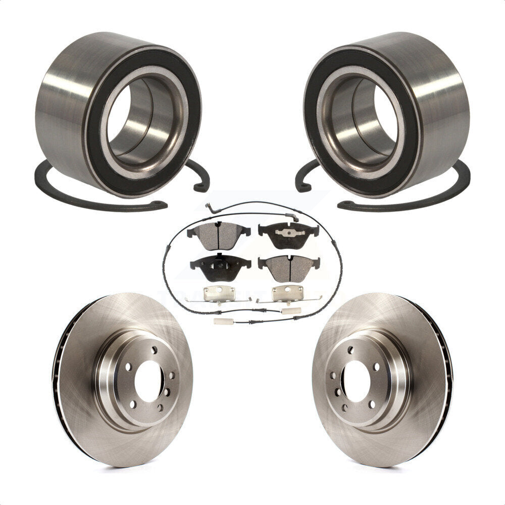 Kit de rotors et plaquettes de frein à disque de roulement de roue avant pour BMW 335i xDrive 335xi