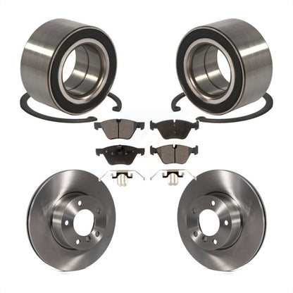 Kit de rotors de frein à disque et de plaquettes semi-métalliques, roulement de roue avant, pour BMW 328xi