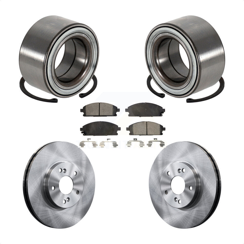 Kit de rotors et plaquettes de frein à disque de roulement de roue avant pour Acura MDX 2003-2006