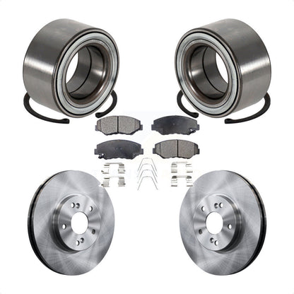 Kit de rotors et plaquettes de frein à disque de roulement de roue avant pour Honda Pilot 2005-2008