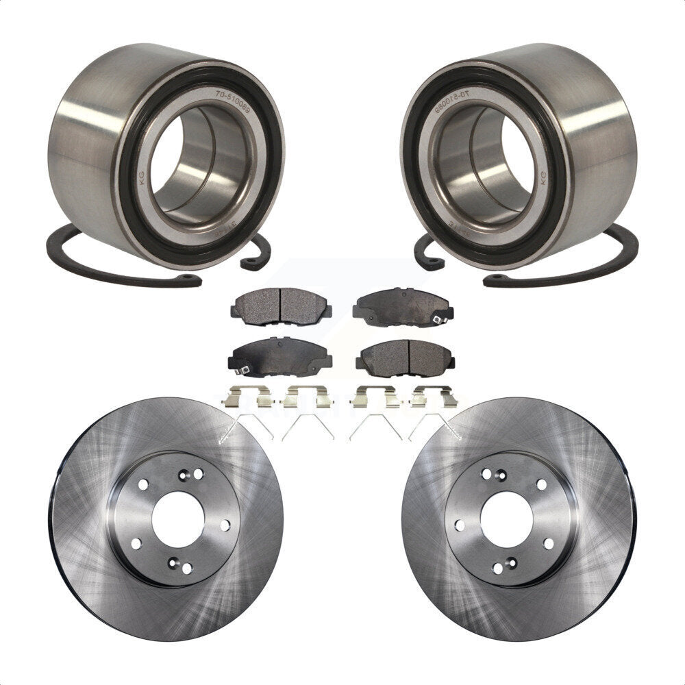Kit de plaquettes de Rotor de frein, roulement de roue avant, pour Honda Civic Touring 14-15 avec 1.8