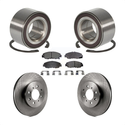 Rotor de frein à disque de roulement de roue avant et Kit de plaquettes semi-métalliques pour Honda Insigh