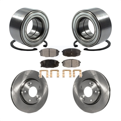 Kit de rotors et plaquettes de frein à disque, roulement de roue avant, pour Hyundai Elantra