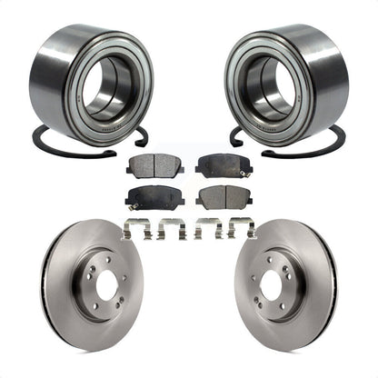 Kit de plaquettes de Rotor de frein, roulement de roue avant, pour Hyundai Veloster Turbocharge 13-15