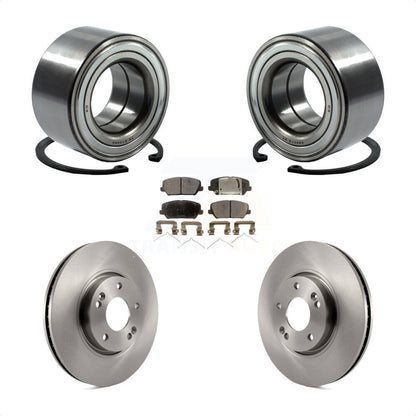 Kit de Rotor et plaquettes de frein, roulement de roue avant, pour Kia Forte Forte5 Hyundai Veloste