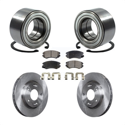 Kit de rotors et plaquettes de frein à disque, roulement de roue avant, pour Hyundai Elantra