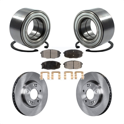 Kit de Rotors et plaquettes de frein à disque, roulement de roue avant, pour Kia Forte koup Forte5