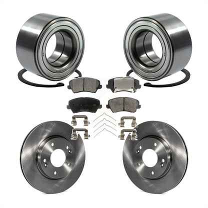 Kit de plaquettes de Rotor de frein, roulement de roue avant, pour Kia Forte Hyundai Elantra GT Forte