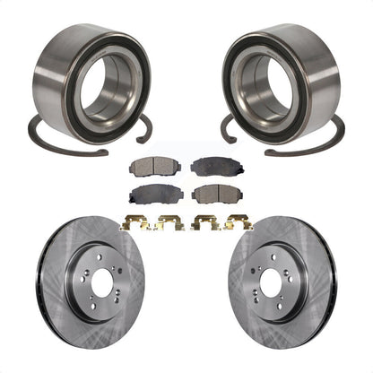 Kit de rotors et plaquettes de frein à disque, roulement de roue avant, pour Honda Accord Crosstour
