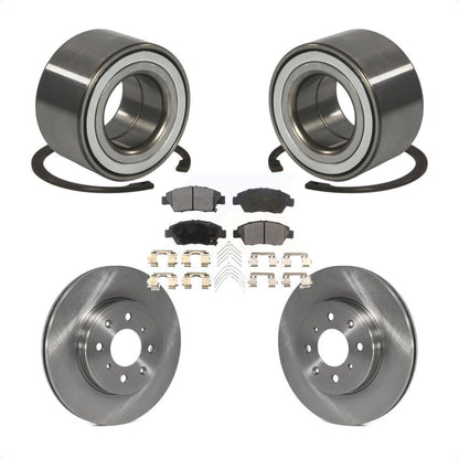 Kit de rotors et plaquettes de frein à disque de roulement de roue avant pour Honda Fit 2015 – 2020
