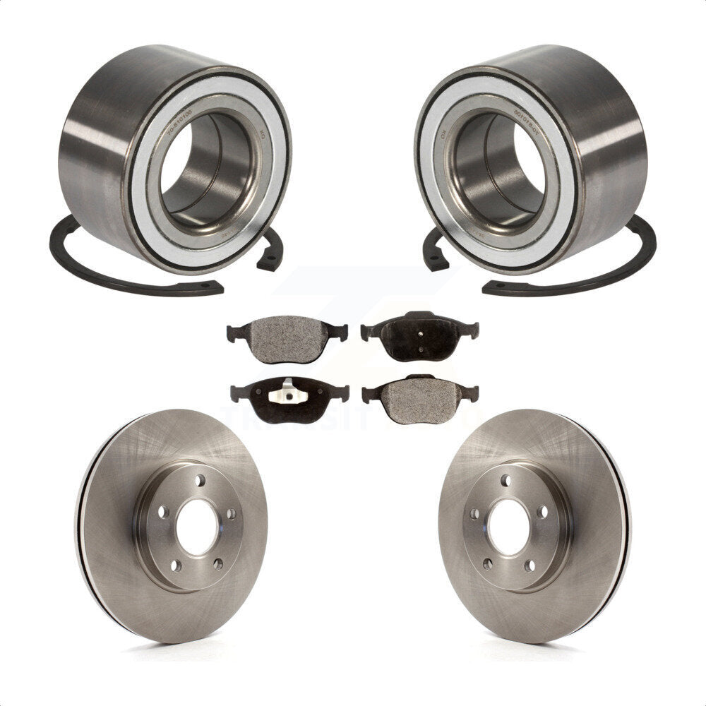 Kit de plaquettes de Rotor de frein à disque, roulement de roue avant pour Ford Transit Connect 2010 – 2013