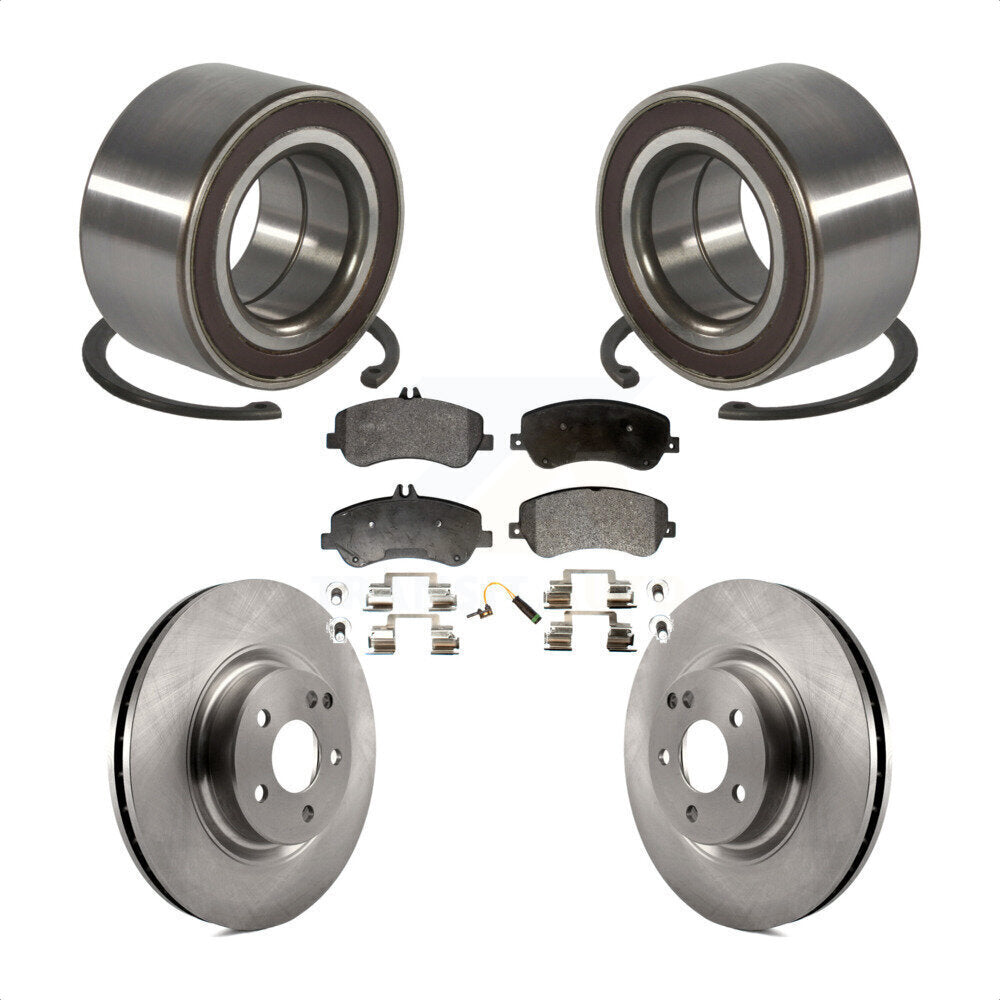 Kit de Rotor et de plaquettes de frein à disque, roulement de roue avant, pour Mercedes-Benz GLK350 GLK25