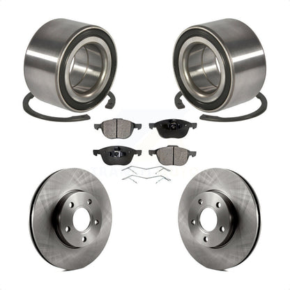 Kit de rotors et plaquettes de frein à disque de roulement de roue avant pour Ford Focus C-Max