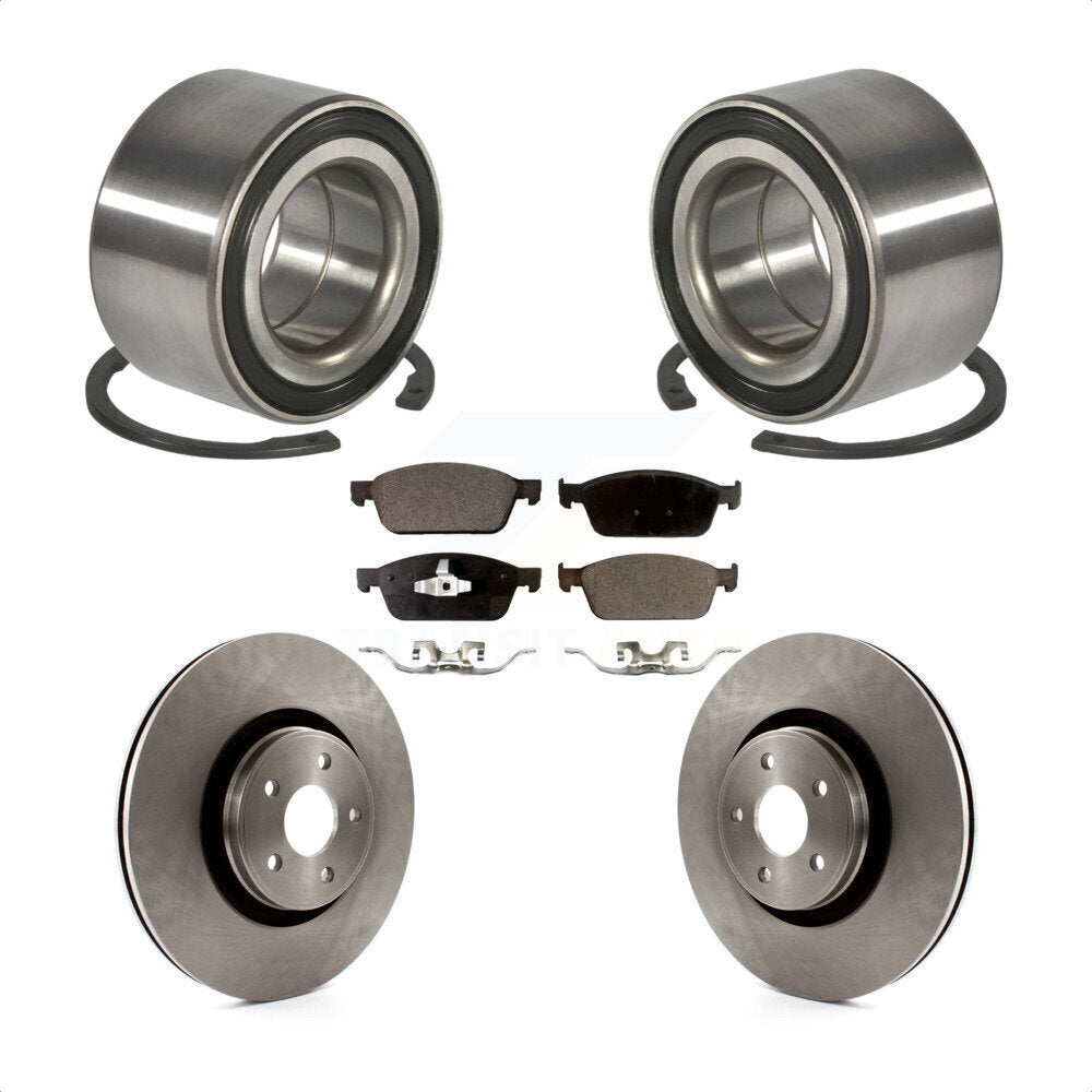 Kit de rotors et plaquettes de frein à disque, roulement de roue avant, pour Ford Focus Lincoln MKC