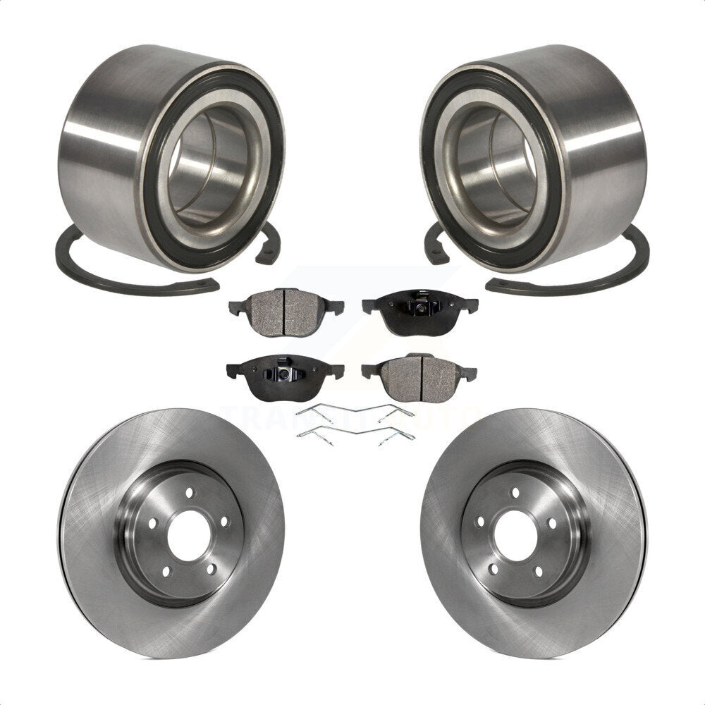 Kit de rotors et plaquettes de frein à disque de roulement de roue avant pour Ford Transit Connect