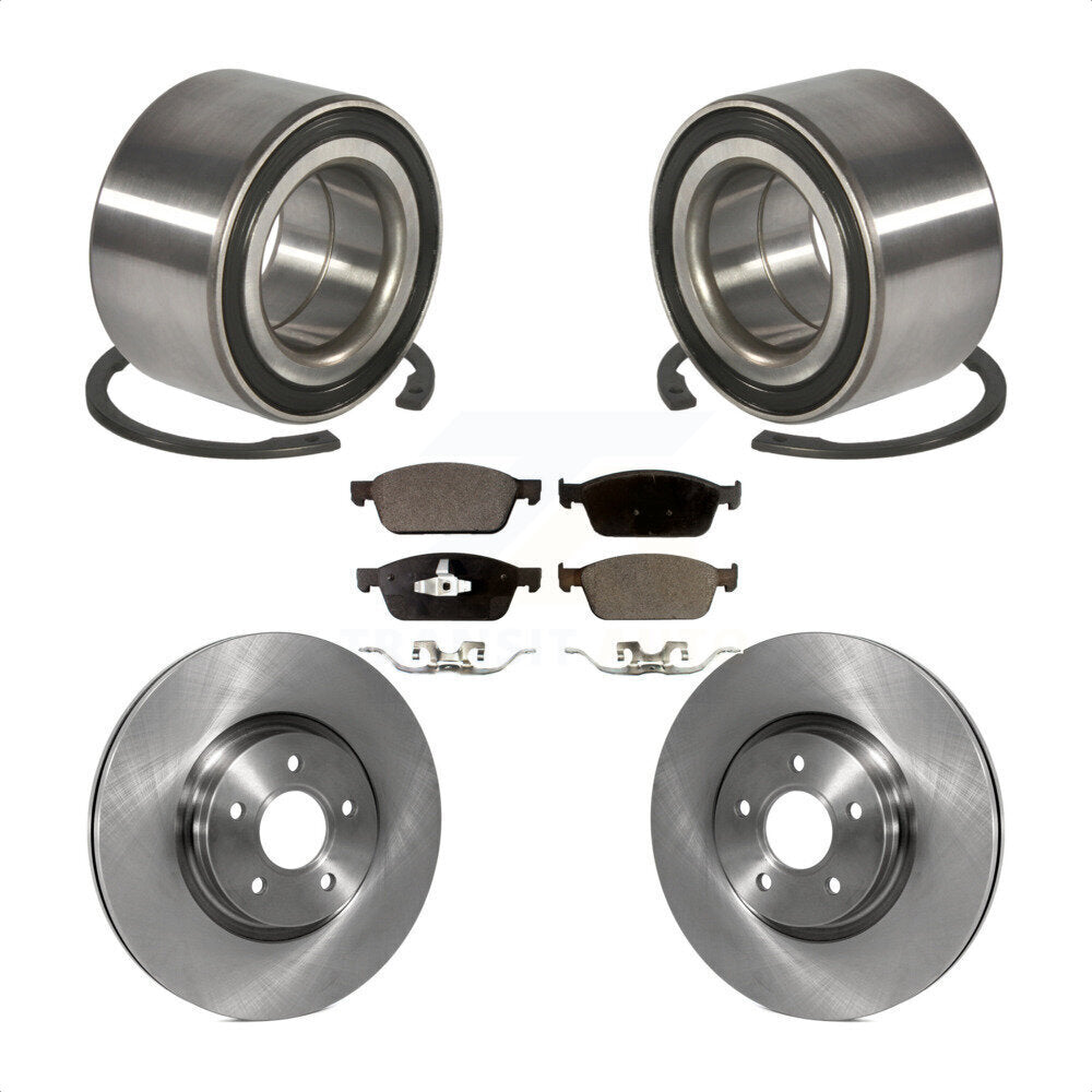 Kit de plaquettes de Rotor de frein, roulement de roue avant, pour Ford Focus, diamètre 320mm