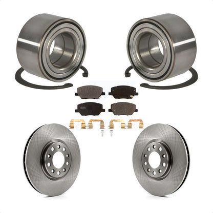 Kit de rotors et plaquettes de frein à disque de roulement de roue avant pour Fiat 500X 2016-2018