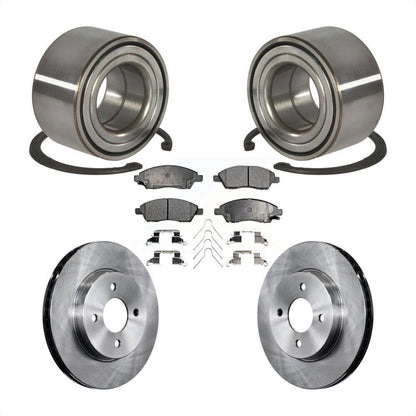 Kit de rotors et plaquettes de frein à disque, roulement de roue avant, pour Nissan Micra Versa Note