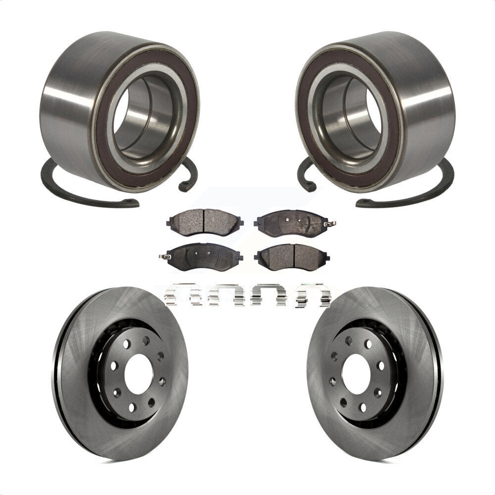 Kit de rotor et plaquettes de frein à disque, roulement de roue avant, pour Chevrolet Spark E 2014 – 2016