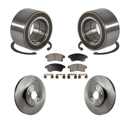 Kit de rotor et plaquettes de frein à disque, roulement de roue avant, pour Chevrolet Sonic R 2013 – 2014