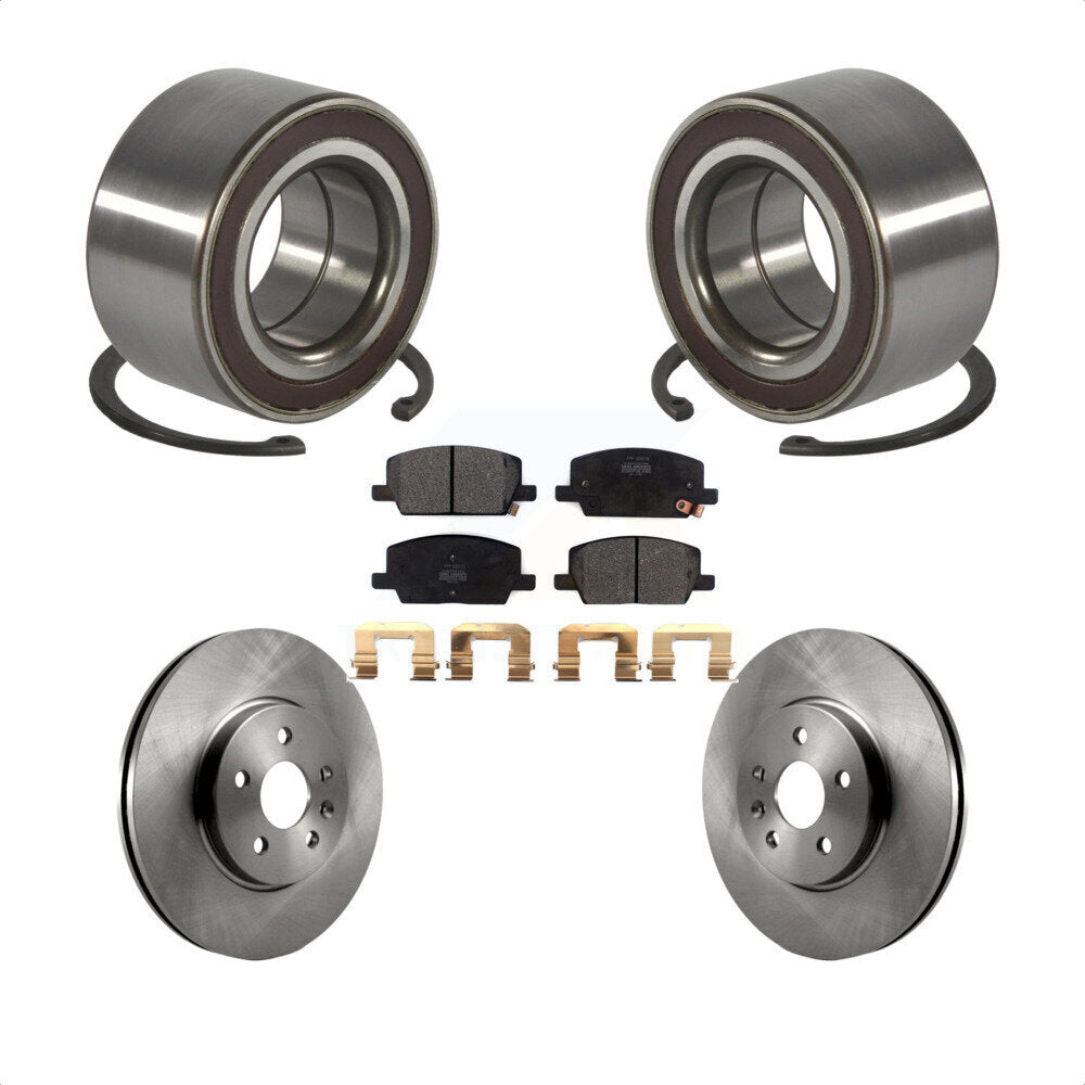 Kit de Rotor et de plaquettes de frein à disque, roulement de roue avant, pour Buick Encore Chevrolet Tra