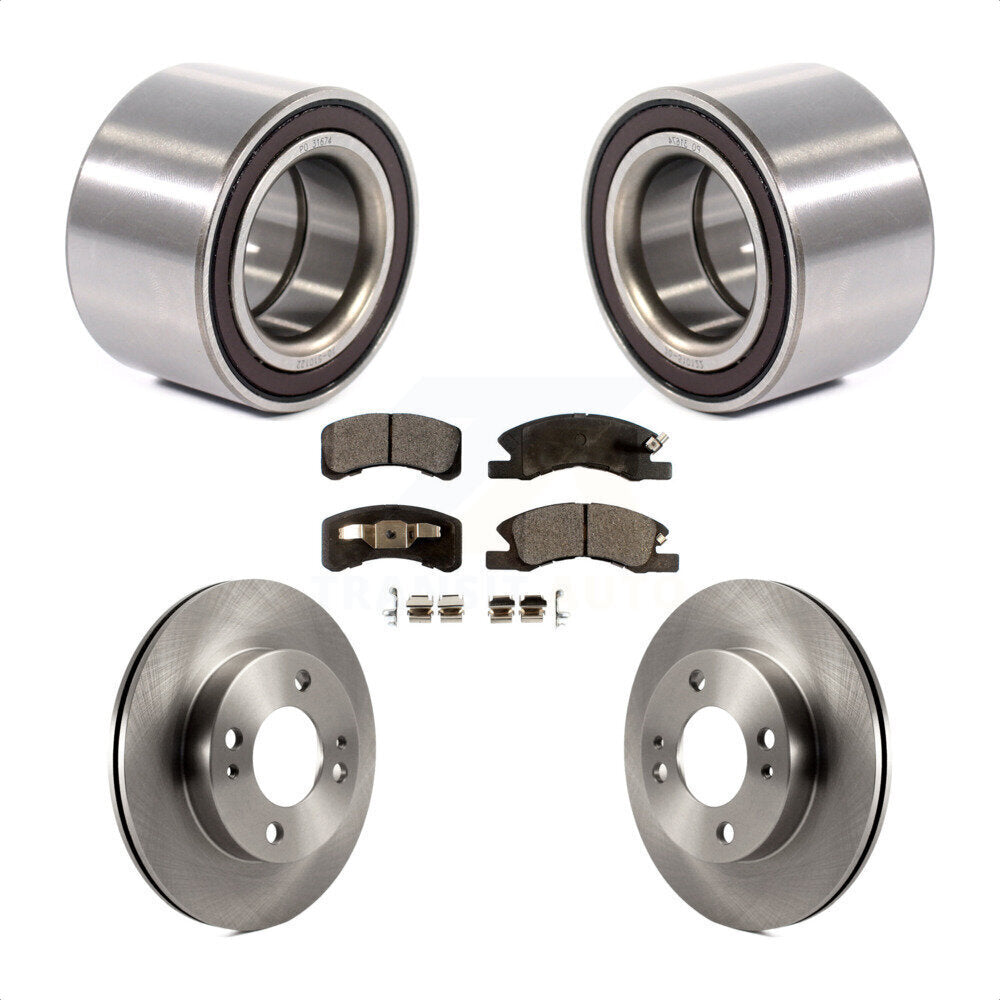 Kit de rotor et de plaquettes de frein à disque, roulement de roue avant, pour Mitsubishi Mirag 2014 – 2015
