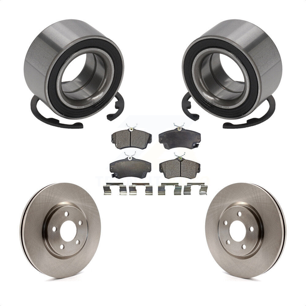 Kit de plaquettes de Rotor de frein à disque, roulement de roue avant, pour Chrysler PT Cruiser Dodge Neo