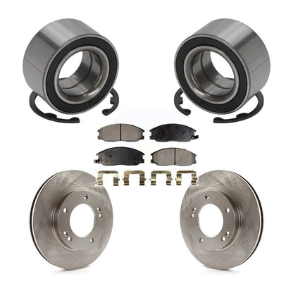 Kit de rotors et plaquettes de frein à disque de roulement de roue avant pour Kia Sorento 2003 – 2006