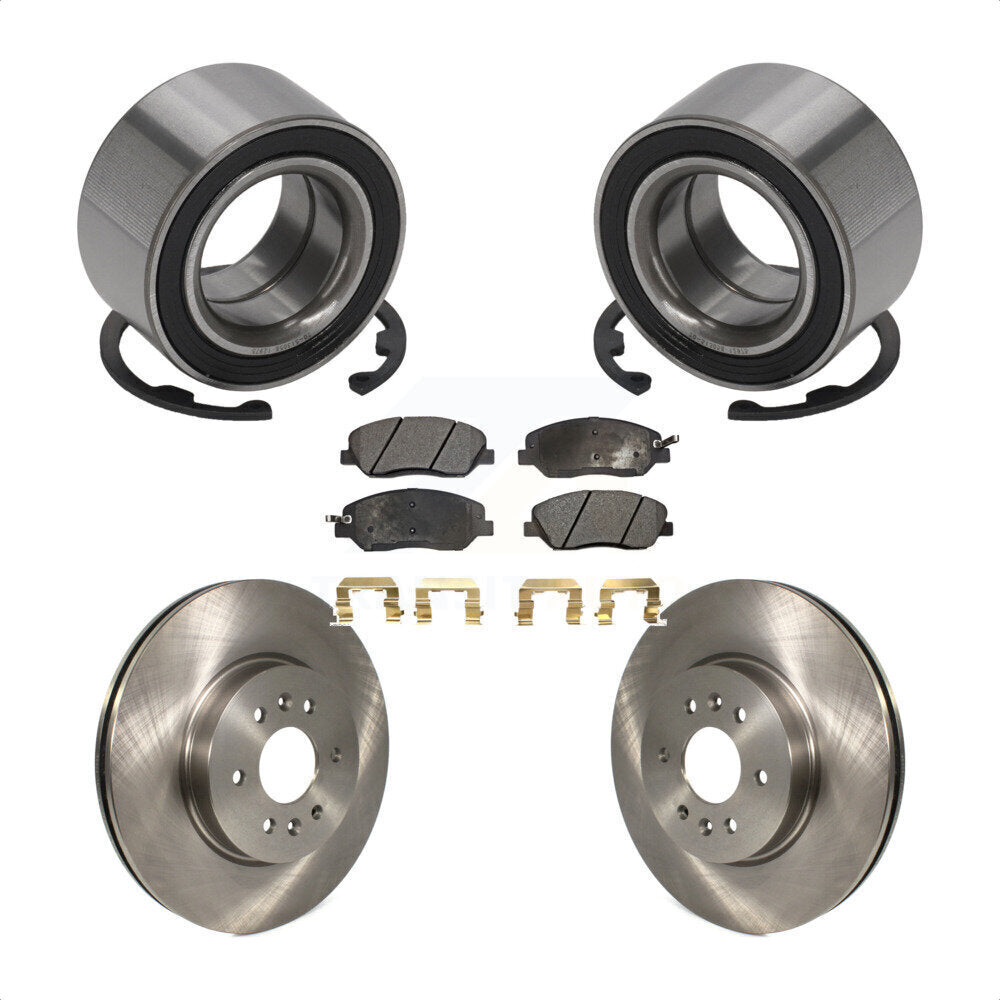 Kit de rotors et plaquettes de frein à disque de roulement de roue avant pour Kia Borrego 2009 – 2011