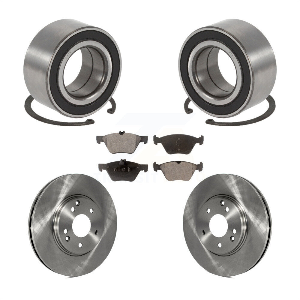 Kit de rotors et plaquettes de frein à disque de roulement de roue avant pour Mercedes-Benz E320
