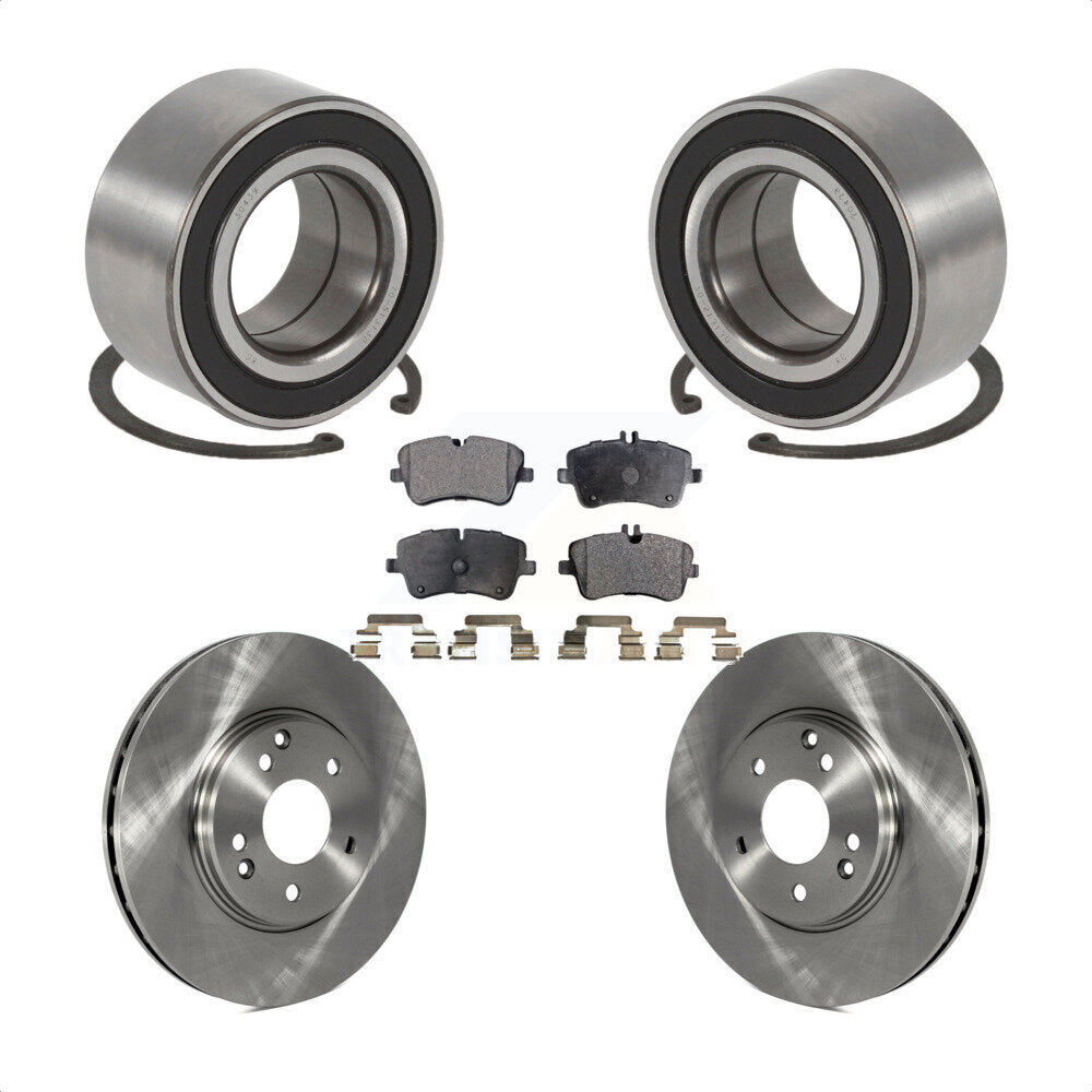Kit de Rotor et plaquettes de frein de roulement de roue avant, pour Mercedes-Benz C280 C240 C320 C35