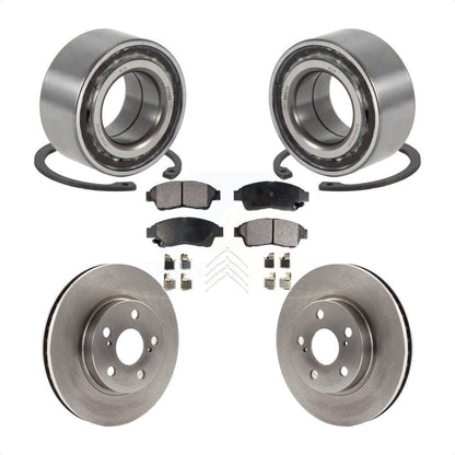 Kit de rotor et plaquettes de frein à disque, roulement de roue avant, pour Toyota Celica S 1994 – 1997