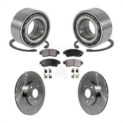Kit de rotors et plaquettes de frein à disque de roulement de roue avant pour Toyota RAV4 1996-2000