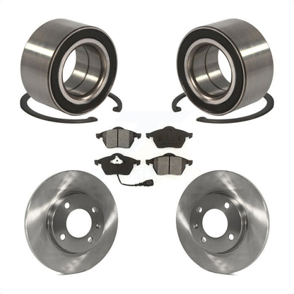 Kit de plaquettes de Rotor de frein à disque, roulement de roue avant, pour Volkswagen Jetta 2.8 1996 – 1998