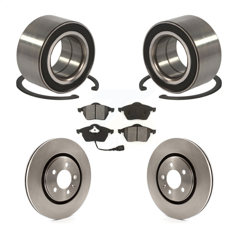 Kit de rotor et de plaquettes de frein à disque, roulement de roue avant, pour Volkswagen Passat 2.8 1996