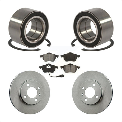 Kit de plaquettes de Rotor de frein à disque, roulement de roue avant, pour Volkswagen Jetta 2.8 1996 – 1998