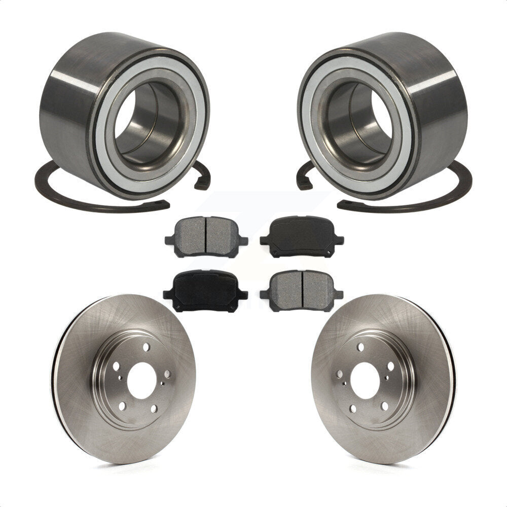 Kit de rotors et plaquettes de frein à disque de roulement de roue avant pour Lexus RX300 1999-2001