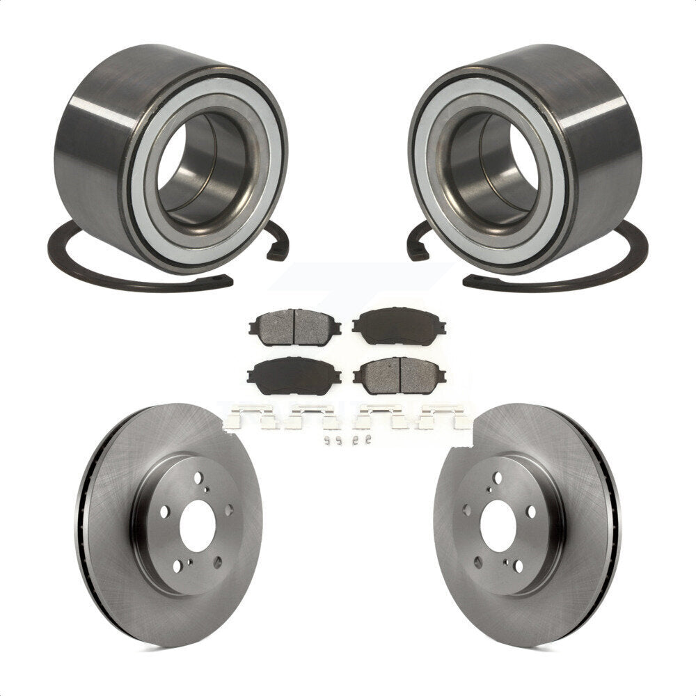 Kit de rotors et plaquettes de frein à disque de roulement de roue avant pour Lexus ES300 2002-2003